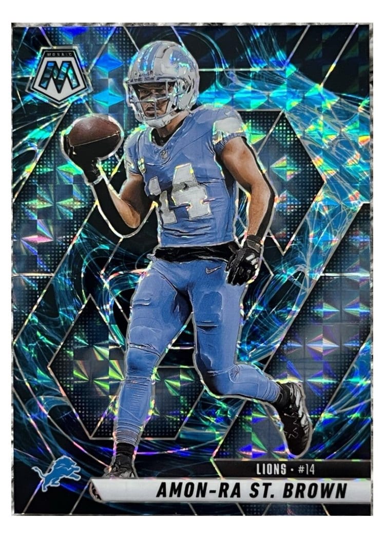 2025 Panini Mosaic Base Set Amon-Ra St. Brown #2 card