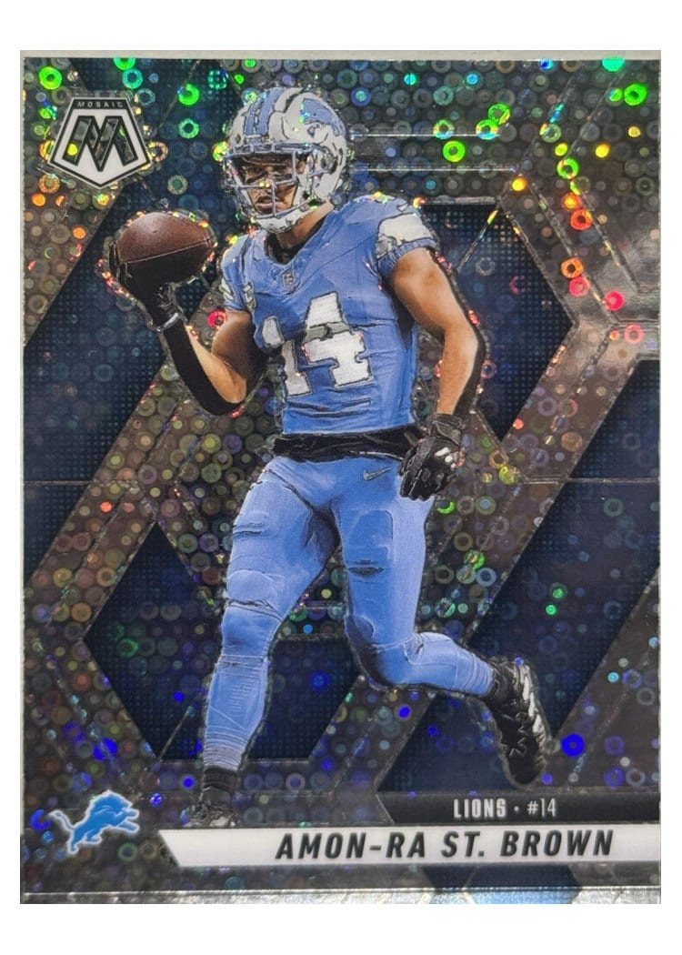 2025 Panini Mosaic Base Set Amon-Ra St. Brown #2 card