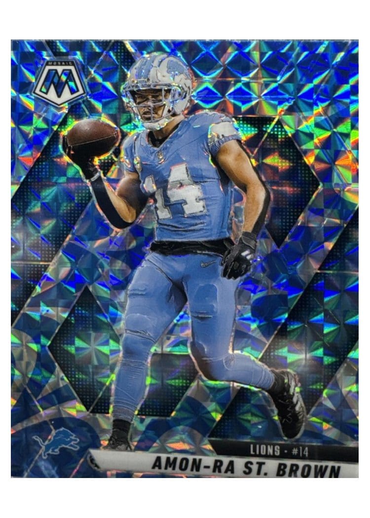2025 Panini Mosaic Base Set Amon-Ra St. Brown #2 card