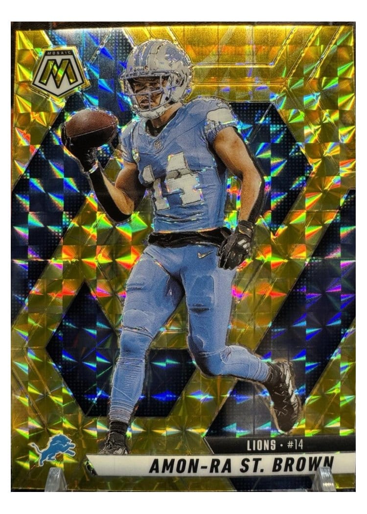 2025 Panini Mosaic Base Set Amon-Ra St. Brown #2 card