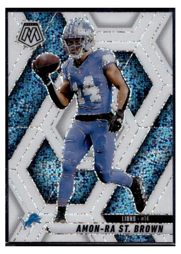 2025 Panini Mosaic Base Set Amon-Ra St. Brown #2 card