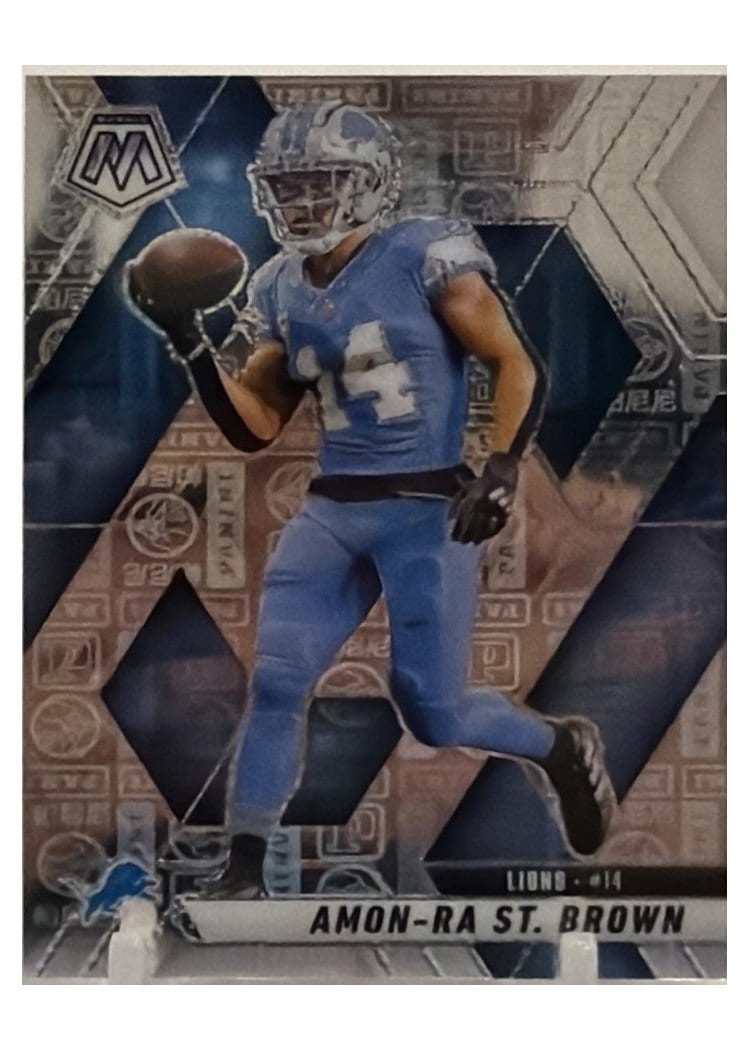 2025 Panini Mosaic Base Set Amon-Ra St. Brown #2 card