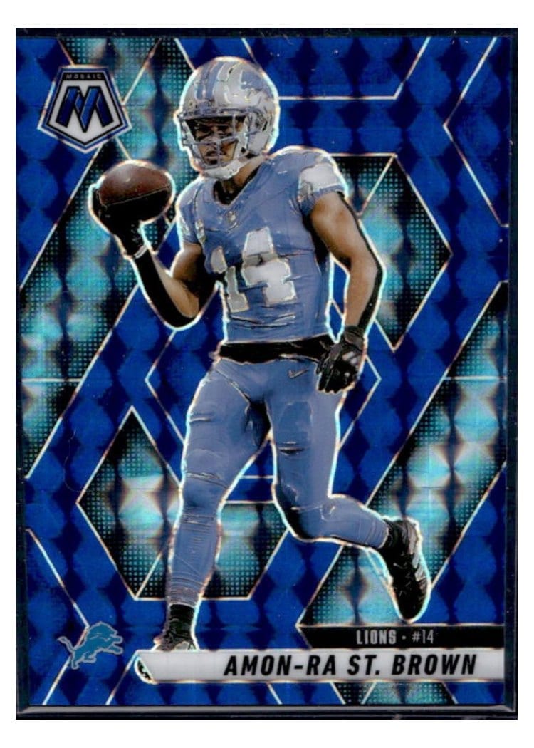2025 Panini Mosaic Base Set Amon-Ra St. Brown #2 card