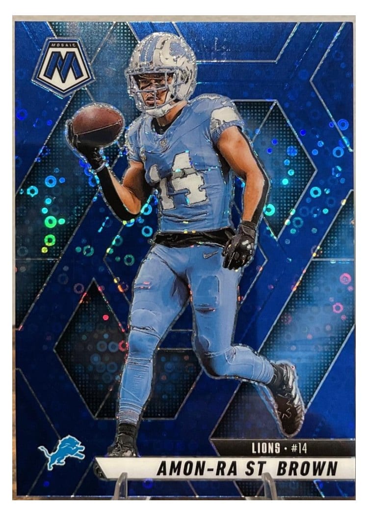 2025 Panini Mosaic Base Set Amon-Ra St. Brown #2 card