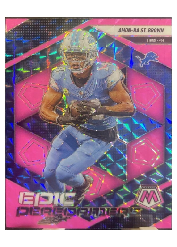 2025 Panini Mosaic Base Set Amon-Ra St. Brown #2 card