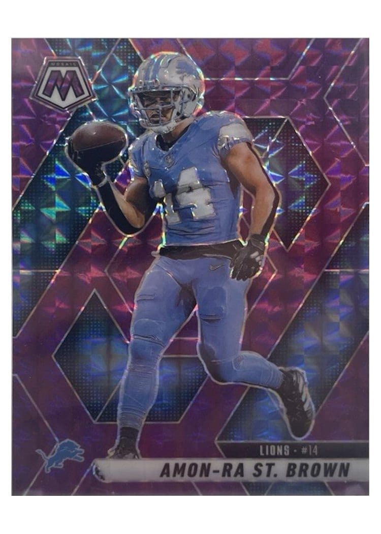 2025 Panini Mosaic Base Set Amon-Ra St. Brown #2 card