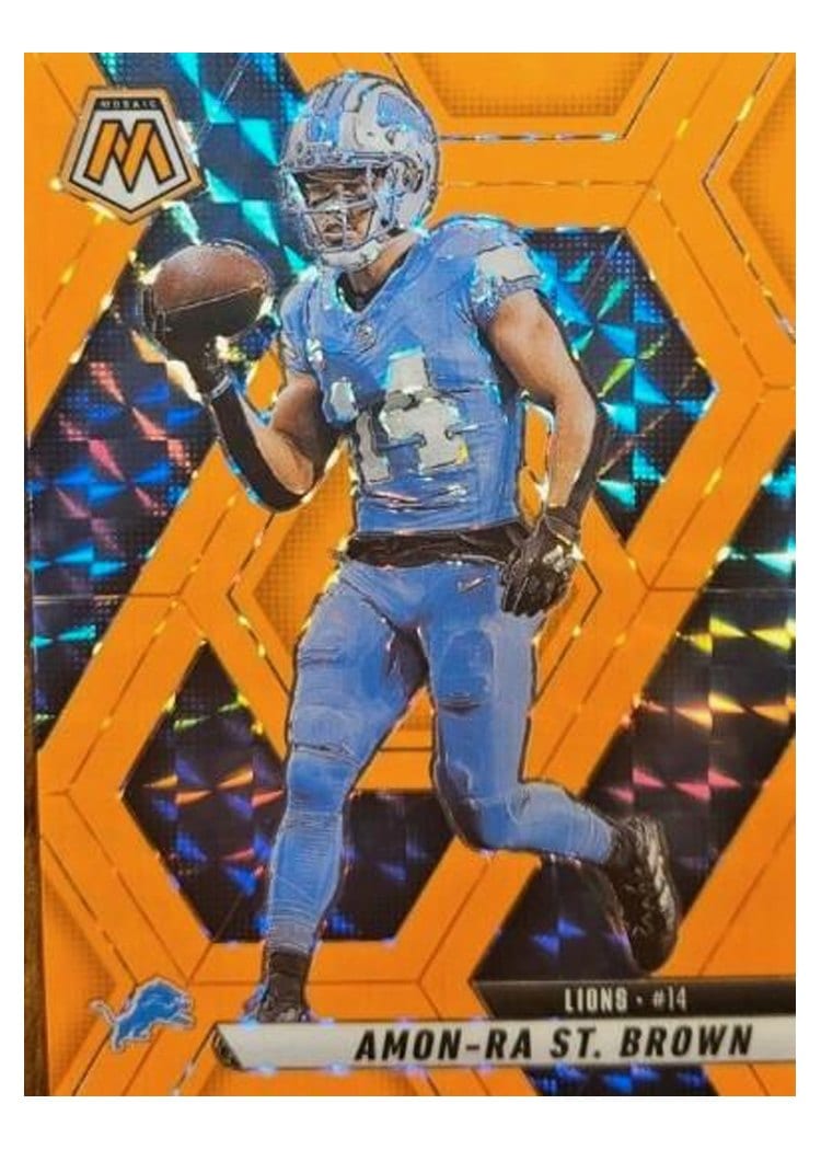 2025 Panini Mosaic Base Set Amon-Ra St. Brown #2 card
