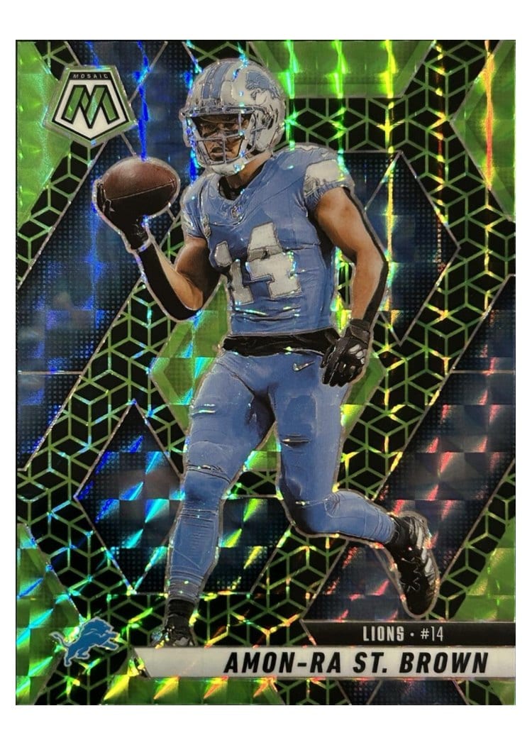 2025 Panini Mosaic Base Set Amon-Ra St. Brown #2 card