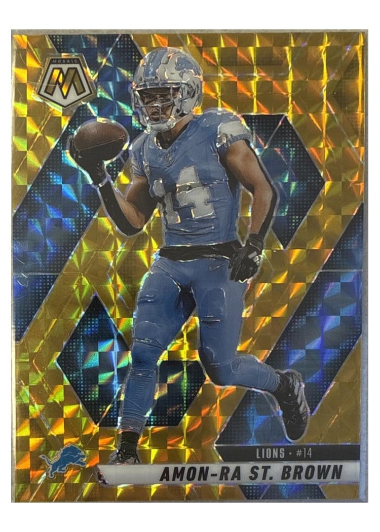 2025 Panini Mosaic Base Set Amon-Ra St. Brown #2 card