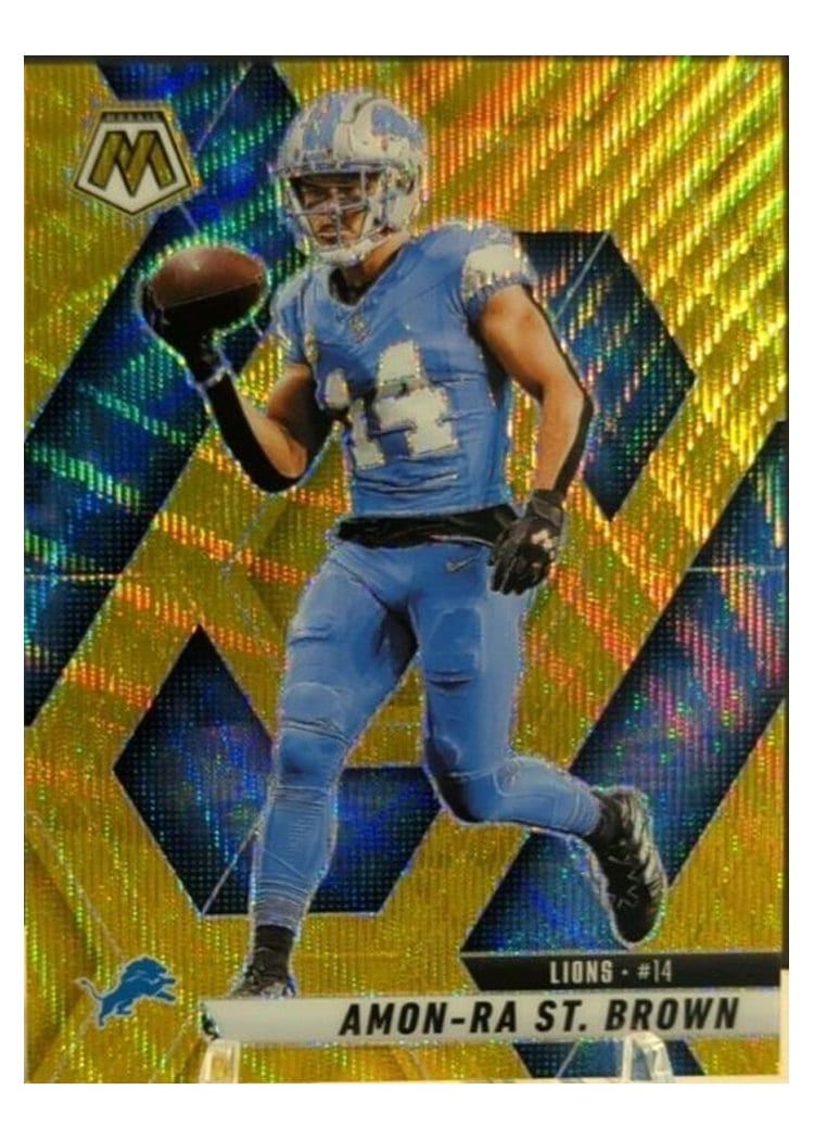2025 Panini Mosaic Base Set Amon-Ra St. Brown #2 card