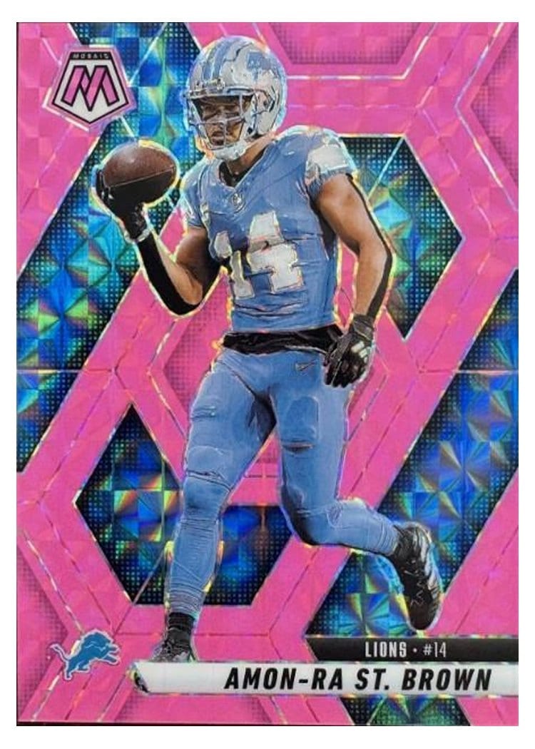 2025 Panini Mosaic Base Set Amon-Ra St. Brown #2 card
