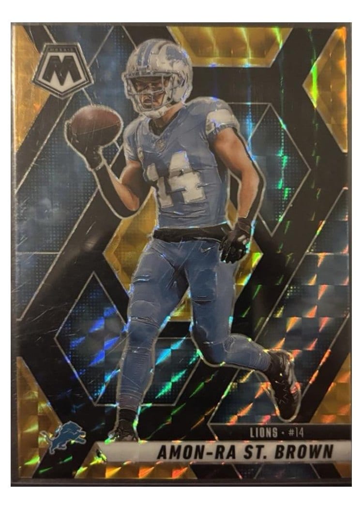 2025 Panini Mosaic Base Set Amon-Ra St. Brown #2 card
