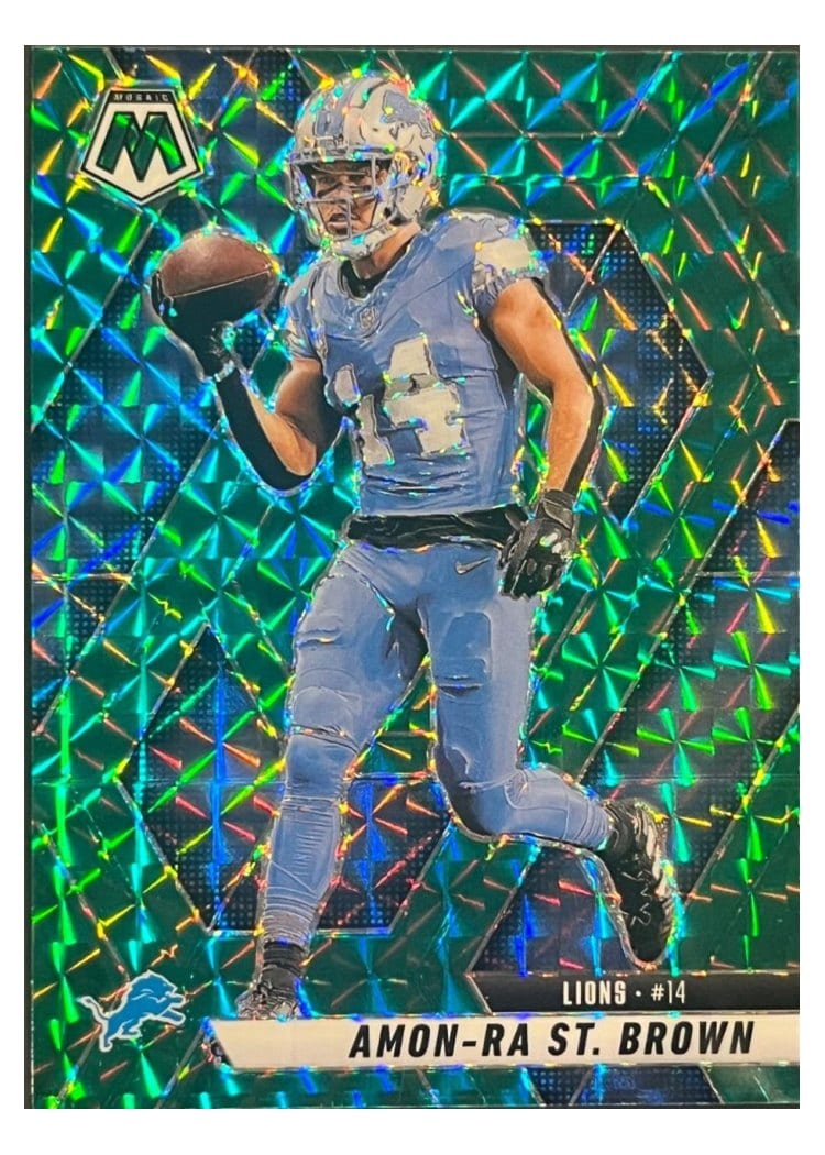 2025 Panini Mosaic Base Set Amon-Ra St. Brown #2 card