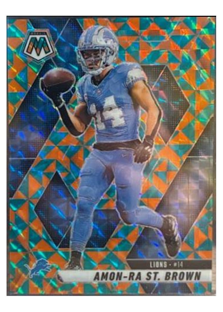 2025 Panini Mosaic Base Set Amon-Ra St. Brown #2 card