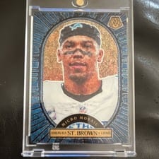 2025 Panini Mosaic Micro Mosaic Amon-Ra St. Brown #18 card