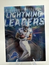 2025 Topps Chrome Lightning Leaders Amon-Ra St. Brown #LL-15
