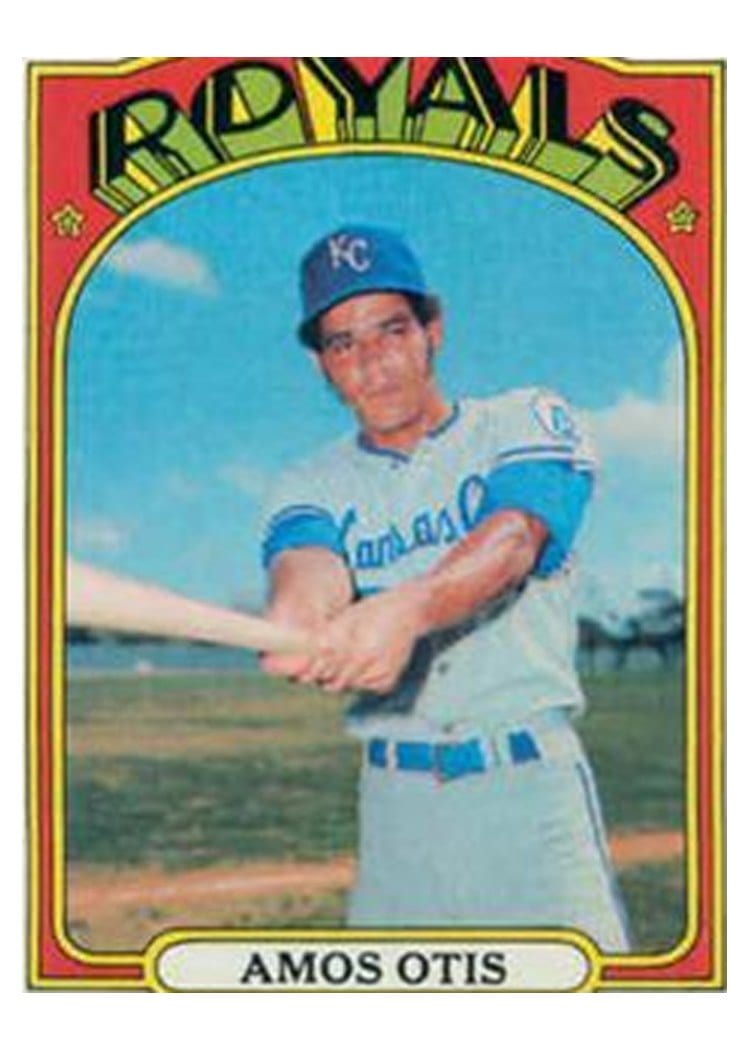 1972 Topps Amos Otis #10 card