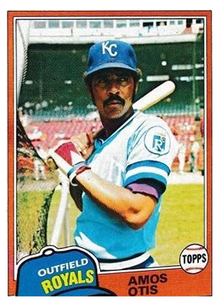 1981 Topps Amos Otis #585 card