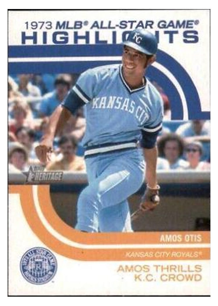 2022 Topps Heritage 1973 MLB All-Star Game Highlights Amos Otis #ASGH-6 card