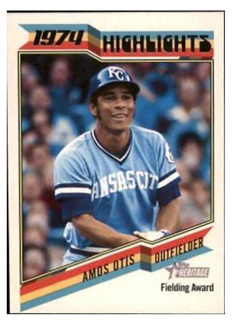 2023 Topps Heritage 1974 Highlights Amos Otis #74H-1 card
