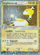 Ampharos ex Dragon card