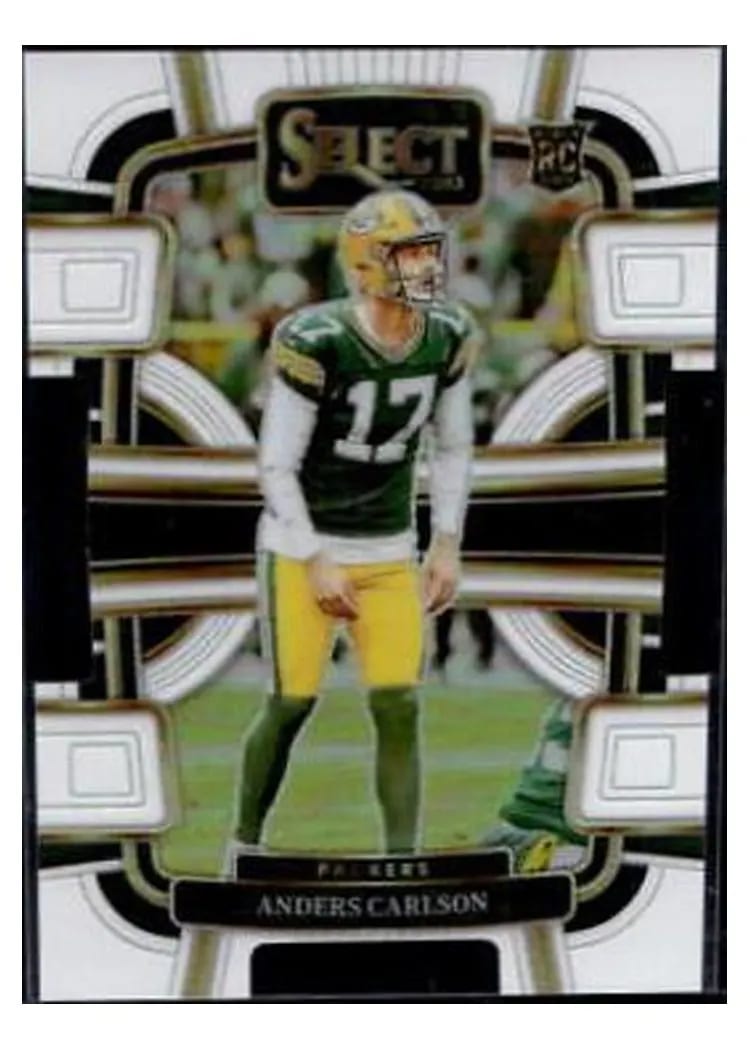 2023 Panini Select Base Set Anders Carlson White Prizm #36 card