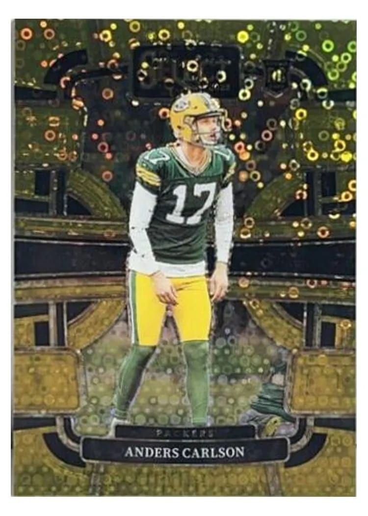 2023 Panini Select Base Set Anders Carlson Gold Prizm #36 card