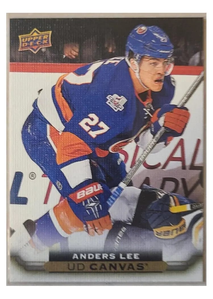 2015 Upper Deck Canvas Anders Lee #C176 card