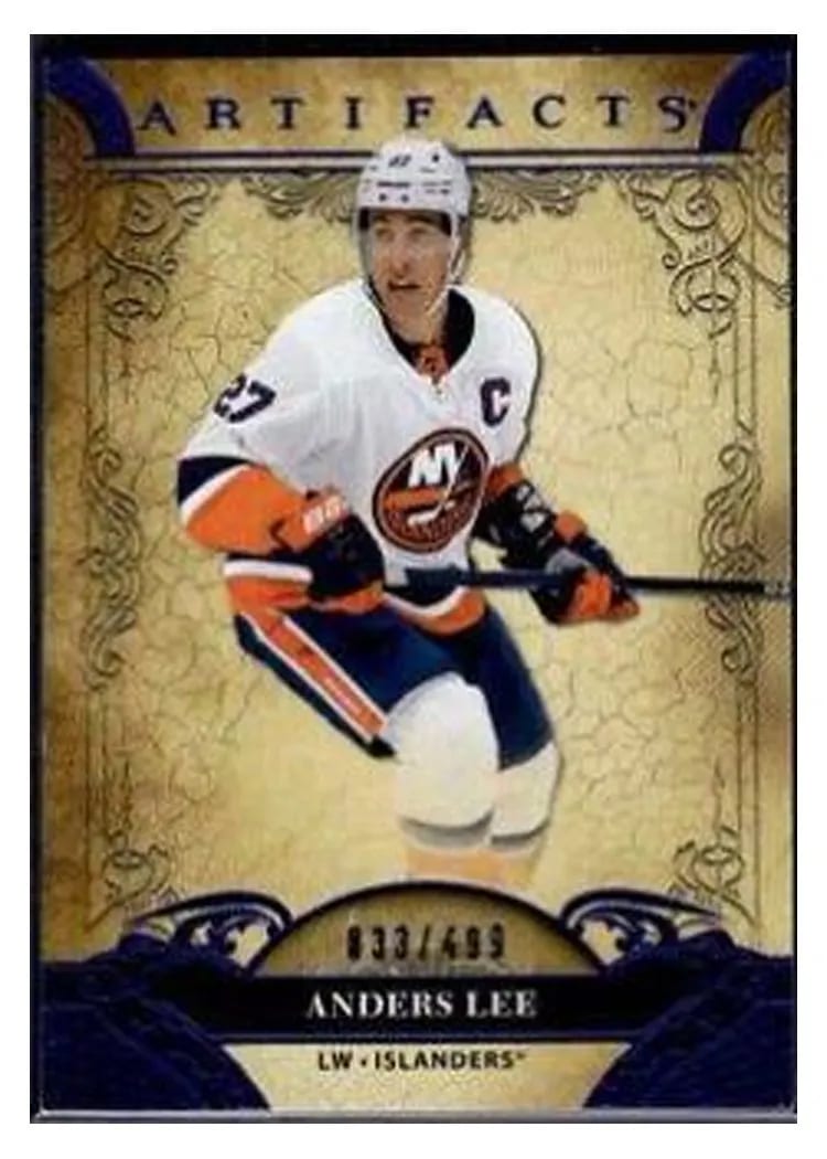2020-21 Upper Deck Artifacts Base Set Anders Lee #1 card