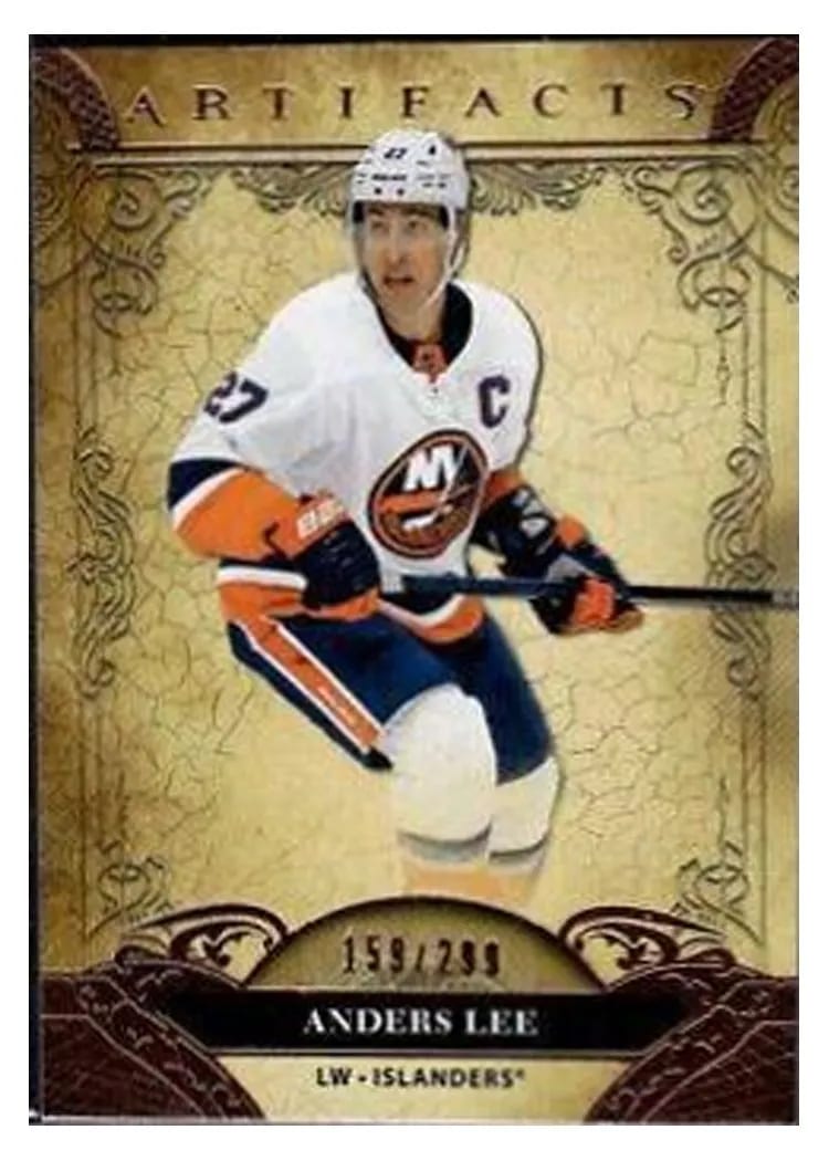 2020-21 Upper Deck Artifacts Base Set Anders Lee #1 card