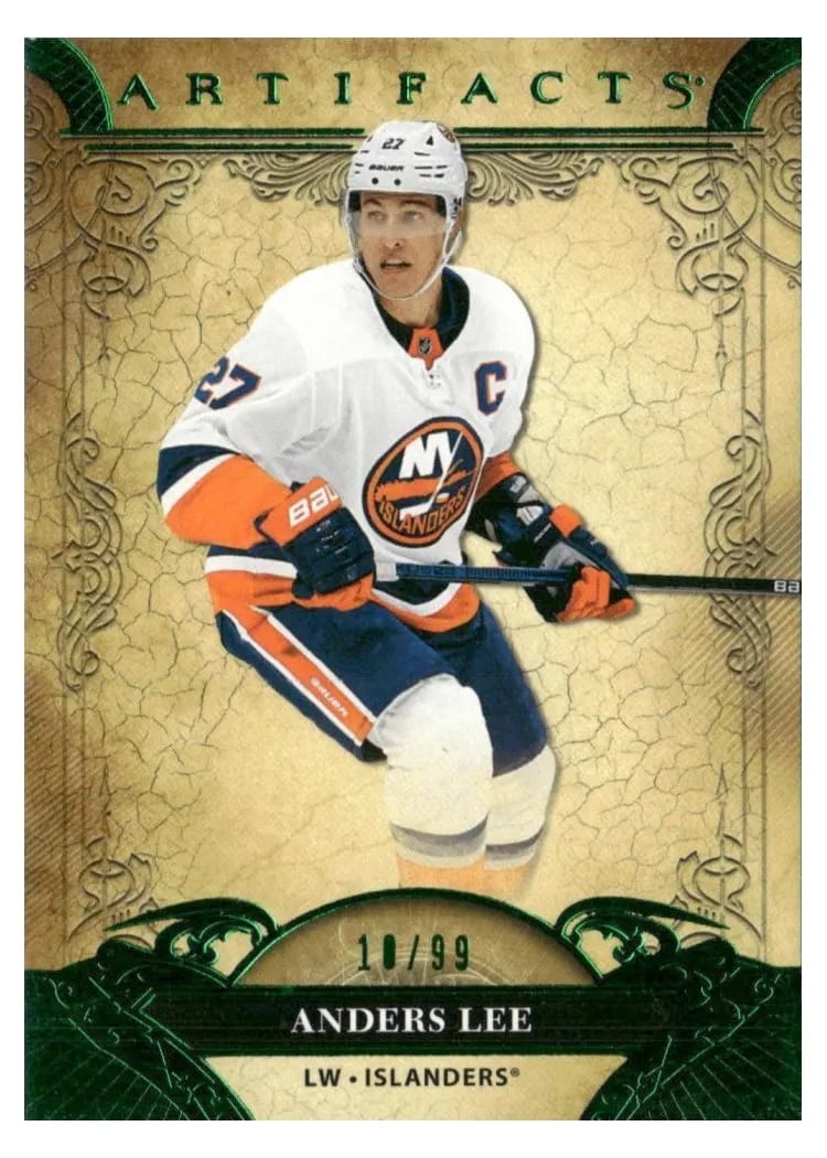 2020-21 Upper Deck Artifacts Base Set Anders Lee #1 card
