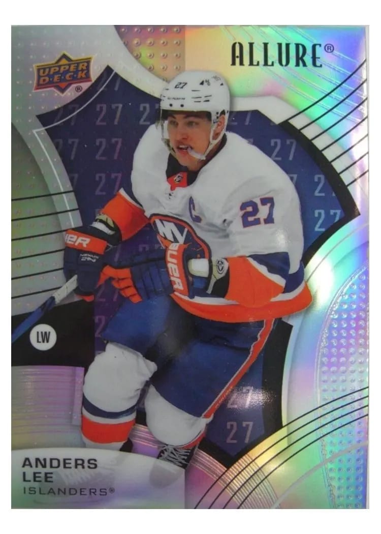 2021-22 Upper Deck Allure Base Set Anders Lee #10 card