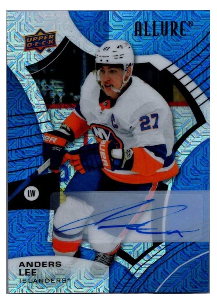 2021-22 Upper Deck Allure Base Set Anders Lee #10 card
