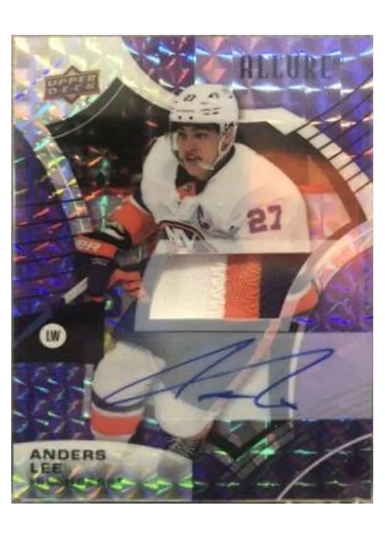 2021-22 Upper Deck Allure Base Set Anders Lee #10 card
