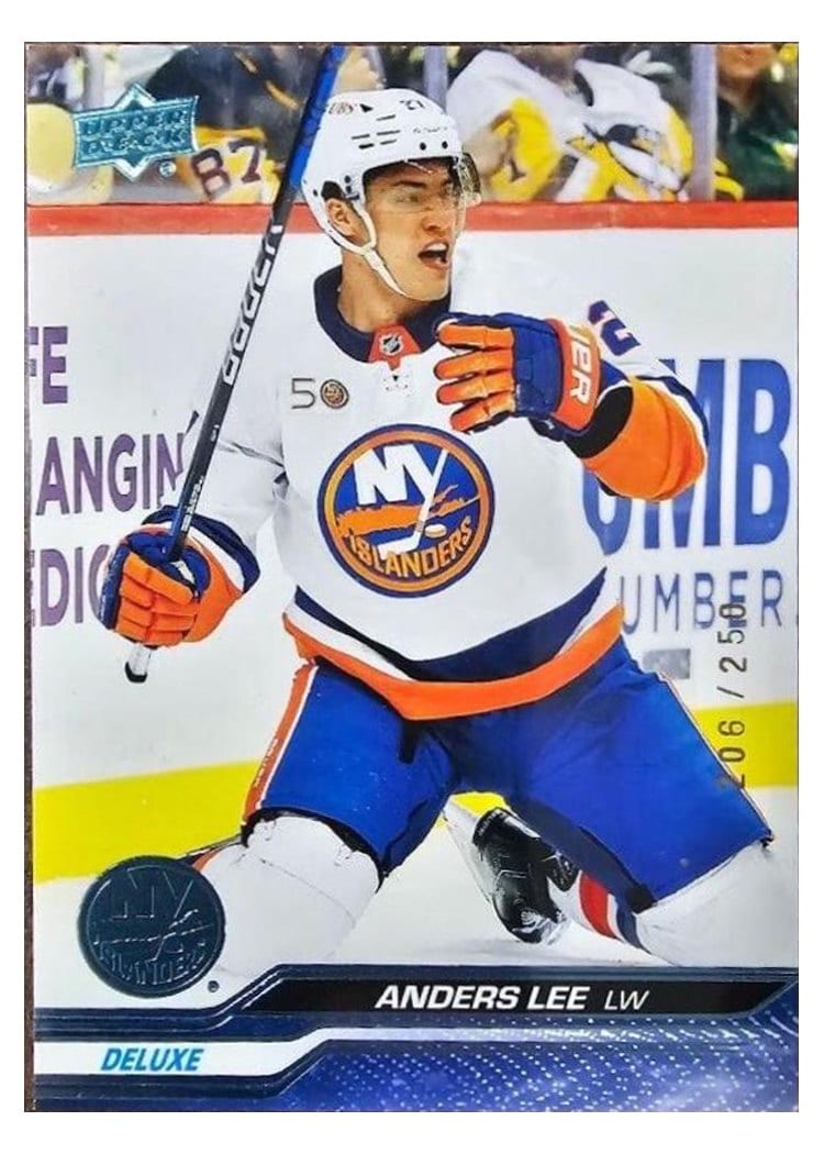 2023-24 Upper Deck Base Set Anders Lee #115 card