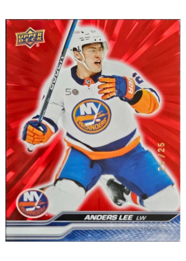 2023-24 Upper Deck Base Set Anders Lee #115 card