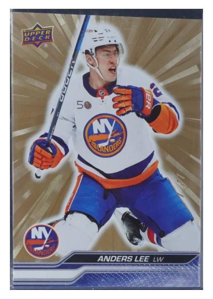 2023-24 Upper Deck Base Set Anders Lee #115 card
