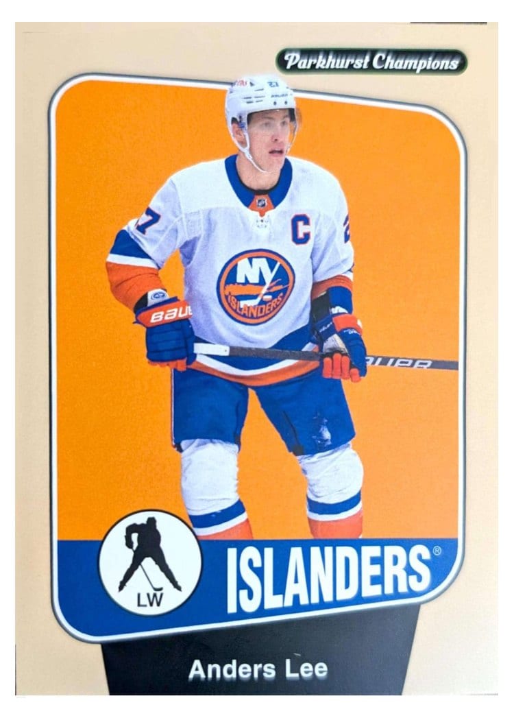 2024-25 Parkhurst Champions Base Set Anders Lee #9 card