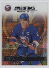 2025-26 Upper Deck Credentials Acetate Ticket Access Anders Lee #TA-AL card