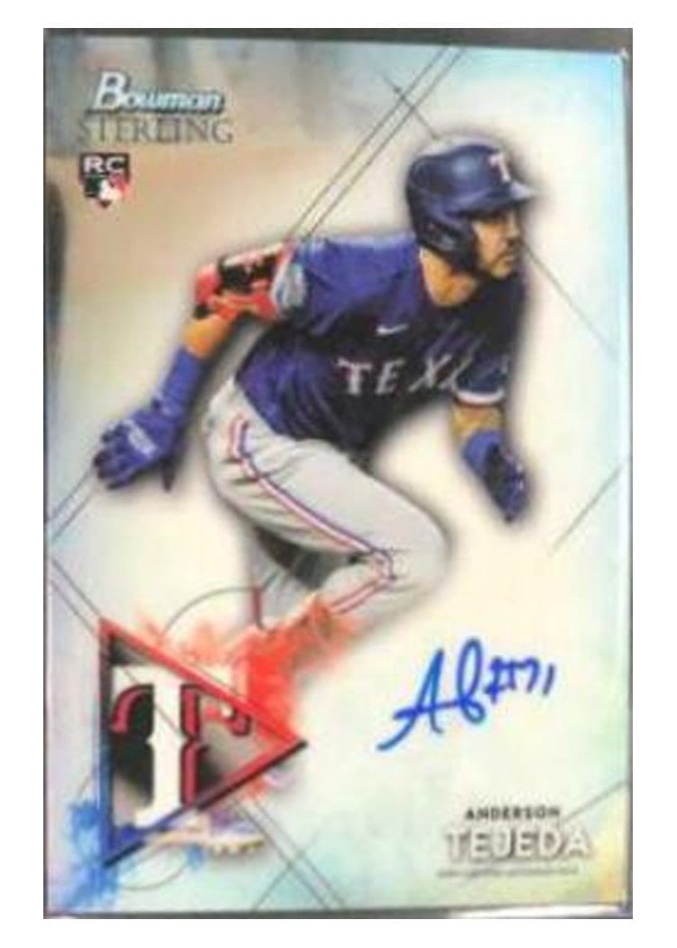 2021 Bowman Sterling Rookie Autographs Anderson Tejeda #BSRA-AT card