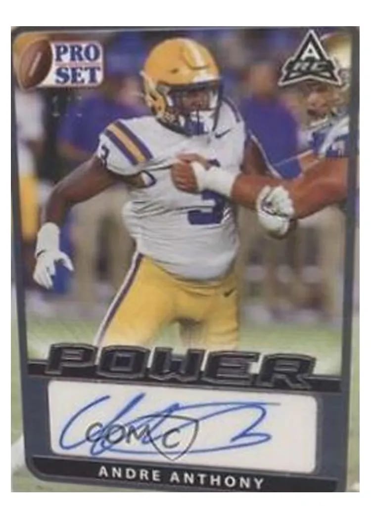 2021 Pro Set Power Base Set Andre Anthony Silver #BA-AA2 card