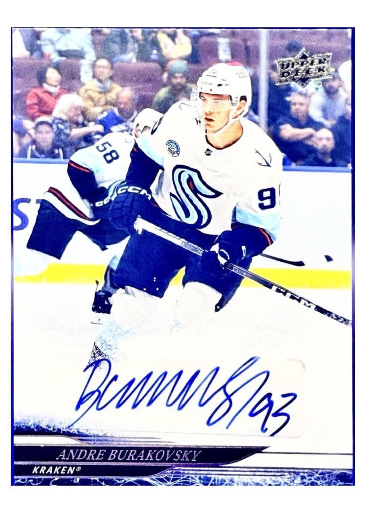 2024-25 Upper Deck Base Set Andre Burakovsky #608 card