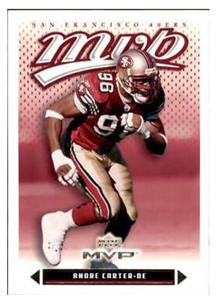 2003 Upper Deck MVP Andre Carter #69 card