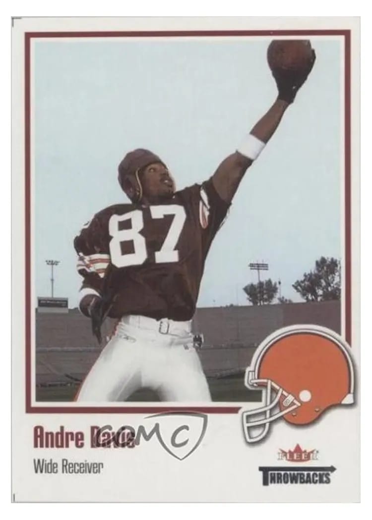 2002 Fleer Throwbacks Andre Davis #106 card