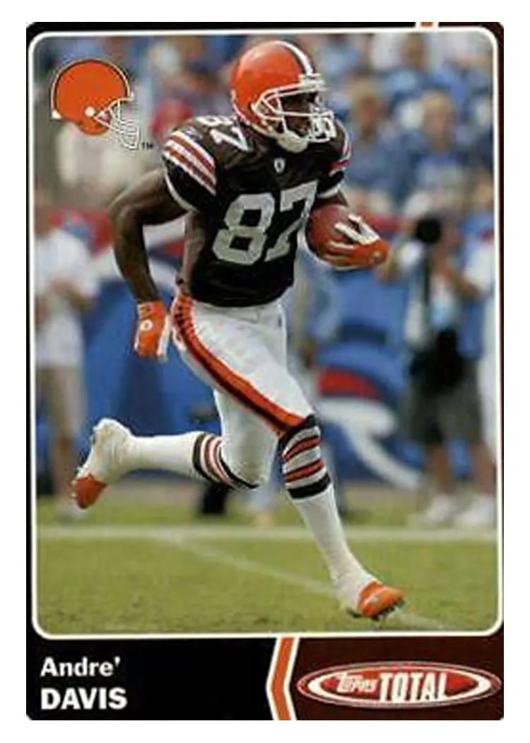 2003 Topps Total Andre Davis #9 card