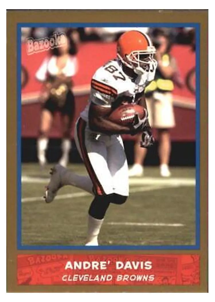 2004 Bazooka Andre Davis Gold #6 card