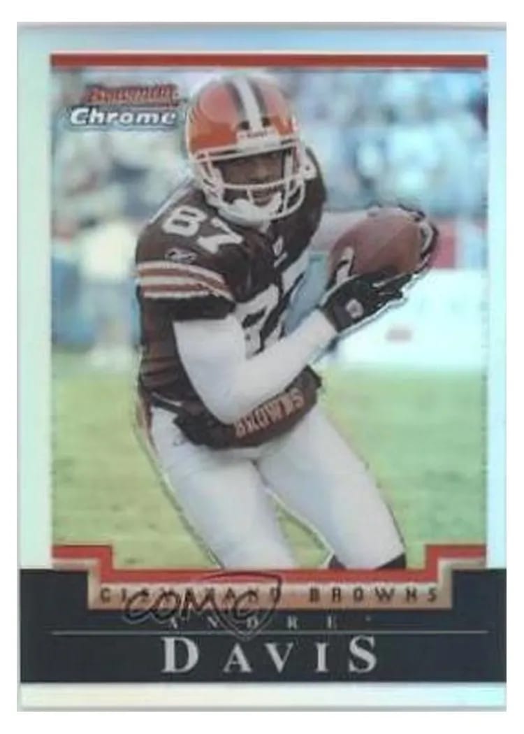 2004 Bowman Chrome Andre Davis Refractor #3 card