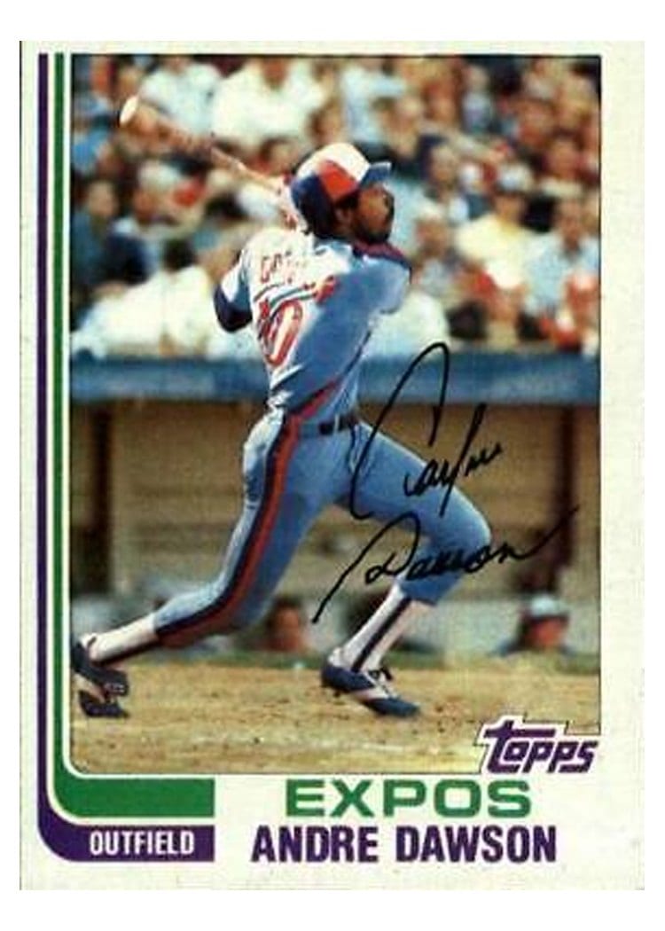 1982 Topps Andre Dawson #540 card
