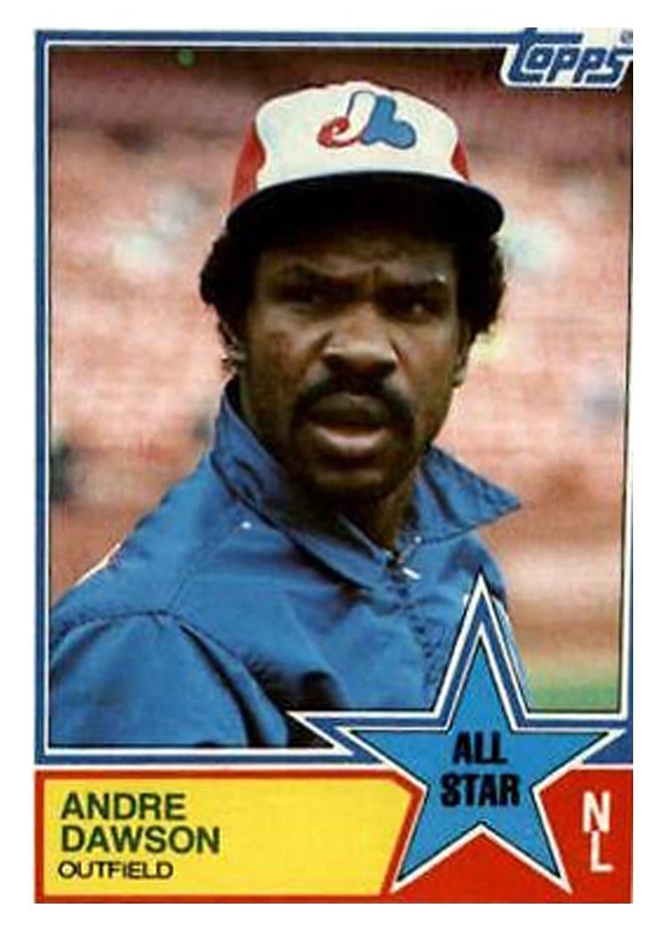 1983 Topps Andre Dawson #402 card