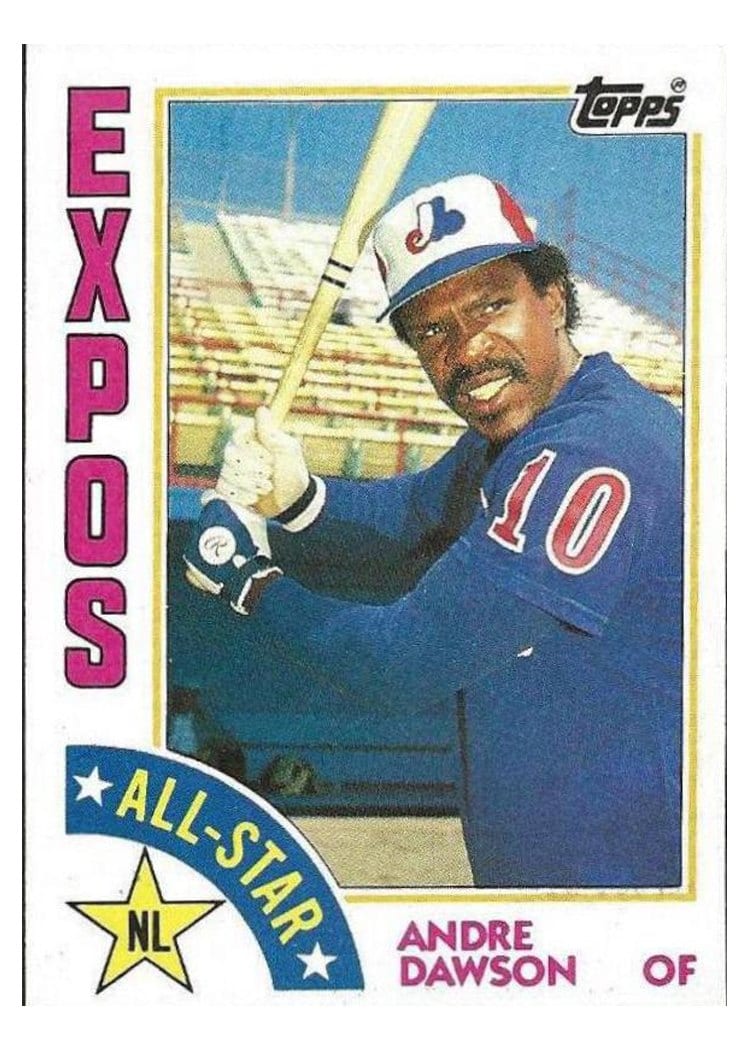 1984 Topps Andre Dawson #392 card